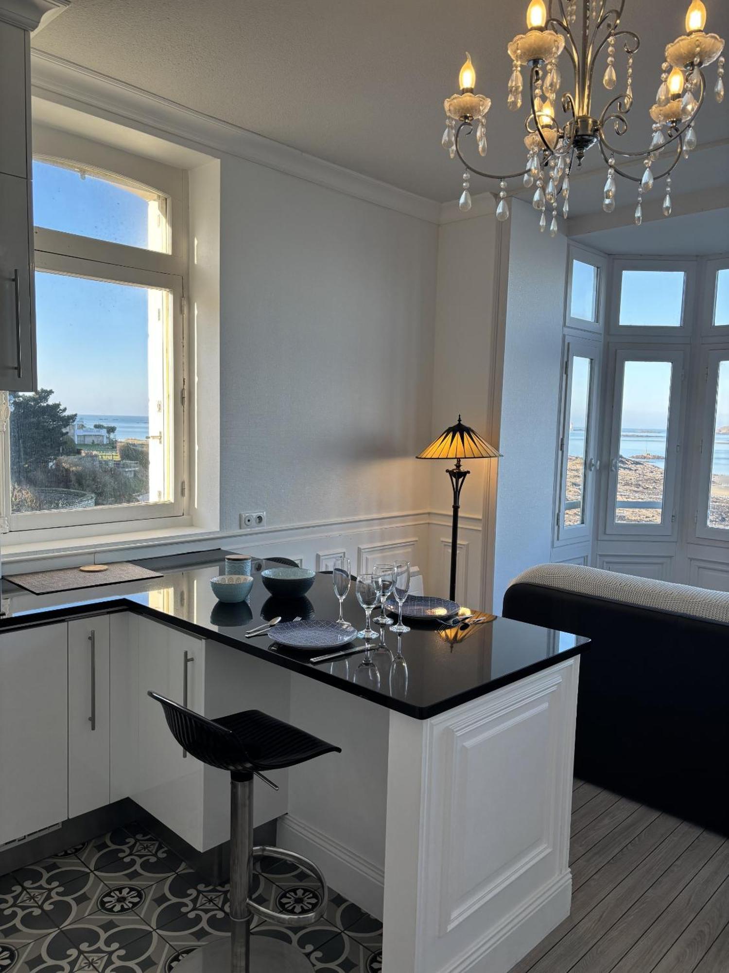 דינאר Villa Xixe Vue Mer חדר תמונה